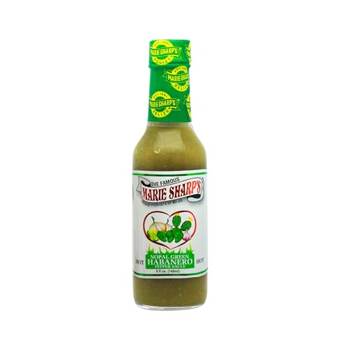 Image of Marie Sharp's Green Habanero Hot Pepper Sauce, 5 Oz Mild-Medium Heat| All-Natural Belizean Hot Sauce [Pack of 2]