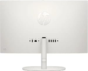 HP 21.5" FHD All-in-One Desktop Computer, Quad-Cores Intel N100, Windows 11 & 8-in-1 Docking Hub, Keyboard & Mouse Included, White (White, 8GB RAM | 384GB Storage) — photo 5 of 6