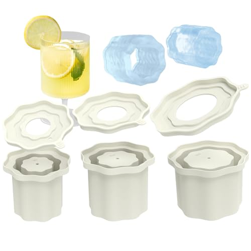 Bandeja de hielo para vaso, bandejas cilíndricas de silicona para cubitos de hielo | Bandeja de cubitos de hielo para botella de agua, molde de hielo para taza, molde de bola de hielo de whisky para