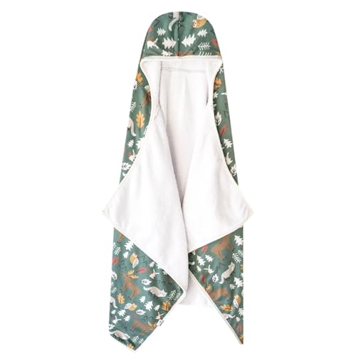 Image of Copper Pearl Hooded Bath Towels Premium Knit/Terry Cloth Toddler Towels with Hood, Pockets, and Cool Designs - Great to Gift and Make Bath Time Fun - Big Kids Hooded Towel, Atwood