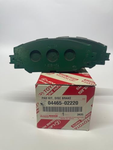 Patin de frein à disque Toyota 04465-02220 d'origine pour berline compacte