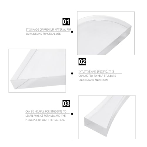 Image of BESPORTBLE 15 Pcs Physics Optical Lens Set Concave and Convex Acrylic Lenses for Basic Physics Teaching Optics Learning Kit for Classroom Science Experiments