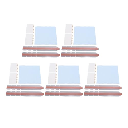 Oumefar 5 Set Privacy Filter Adhesive Strips Premium Double Sided Plastic Slide Mount Holder Tabs for Laptop Monitor Privacy Screen Secure Attachment Accessories