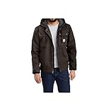 Carhartt Men's Relaxed Fit Washed Duck Sherpa-Lined Utility Jacket