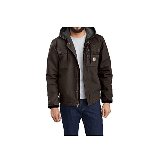 Carhartt Men’s Relaxed Fit Washed Duck Sherpa-Lined Utility Jacket