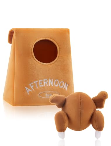 Juguete mordible y sonoro de peluche para perros
