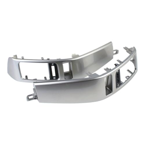 Grille de conduit climatiseur haut de gamme pour Land Cruiser Prado GX470 console centrale silver