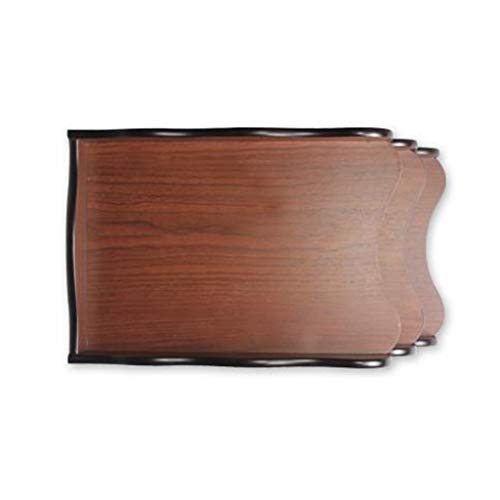 Bandeja de malla de madera para cartas, organizador de escritorio apilable de 3 niveles para suministros de oficina, papel A4 y documentos, solución de ahorro de espacio