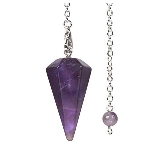 Hexagonal Amethyst Chakra Pendant