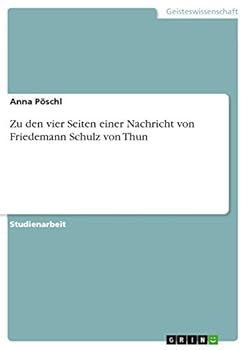 Paperback Zu den vier Seiten einer Nachricht von Friedemann Schulz von Thun [German] Book