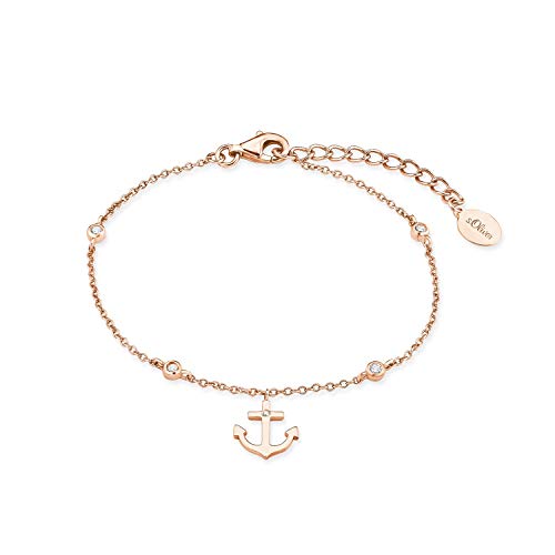 Preisvergleich Produktbild s.Oliver Armband für Damen 925er Sterling Silber rosévergoldet