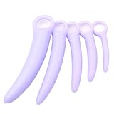 BDSMAGE Dilatoren Set Frauen mit 5 Vaginale Trainer Silicon,Sex Spielzeug für die Frau extrem hart,Analplug für Frauen,Dilator Harnröhre Sounding,Sexspielzeug für Frauen solo (Lila)