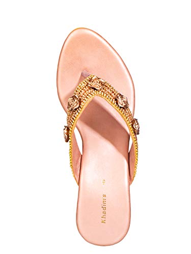 Image of Khadims Women Pink Casual Slip-On Sandal-65106565150001, 3 UK