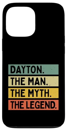 Dayton The Man The Myth The Legend �ʔ������� �J�X�^�}�C�Y�� �X�}�z�P�[�X iPhone 13 Pro Max �p