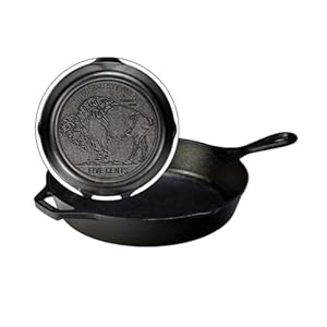 Lodge Cast Iron Buffalo Nickel Skil...