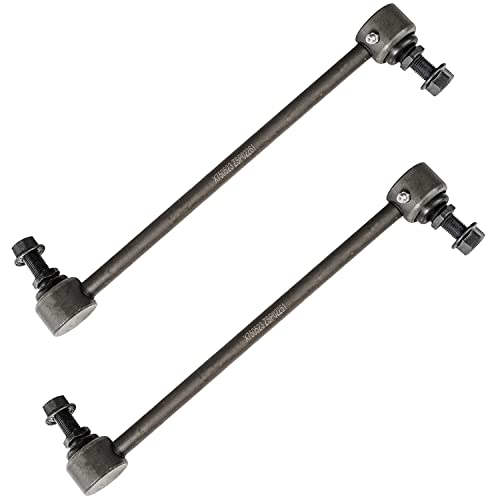 Image of Detroit Axle - Front Struts w /Coil Spring + Outer Tie Rods Sway Bar Links Kit Replacement for 2012-2017 Hyundai Accent Kia Rio - 6pc Set