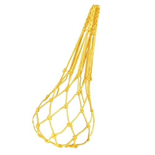 GRIRIW Hanging Chicken Net Bag Feeder for Vegetables Fruits Stimulate Pecking Instinct with Safe String for Poultry Easy to Use Chicken Vegetable String Bags