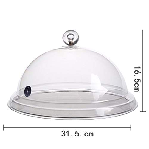 Roker Cloche Deksel, Plastic Roken Cloche Cap Sleeve Glas Display Dome Cloche Molecular Cuisine Rookkap Gerookte Cover… - Image 3