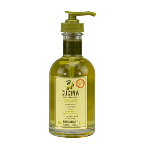 Cucina Fruits & Passion Hand Soap with Oliver -Oil 200 Milliliter (Coriander and Olive Tree)