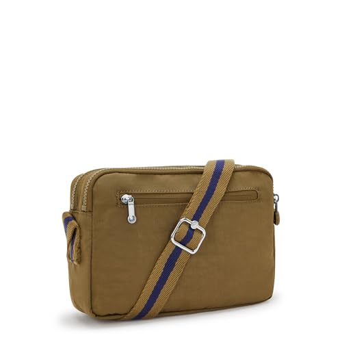 Image of Kipling Women's Abanu Crossbody Bag, Lightweight, Adjustable Nylon Waist Pack with Multi-Compartment Zip Pockets