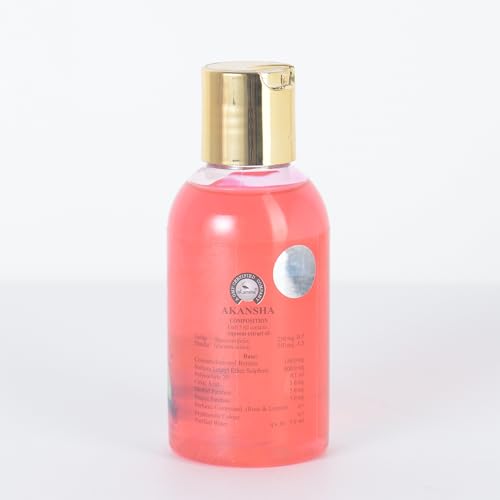 Image of AKANSHA Nabaroop Men's & Women's Ayurvedic Natural Face and Body Wash- 100ml (Rose and Cucumber)
