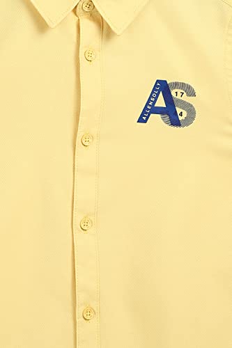 Image of Allen Solly Boy's Solid Regular Fit Shirt