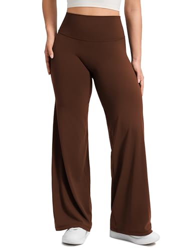 Image of CRZ YOGA Softretch Wide Leg Pants 28 inch /30 inch /32 inch | No Front Seam, Ultimate Comfort, Next to Skin, Yoga, Casual, High Waisted, for Women