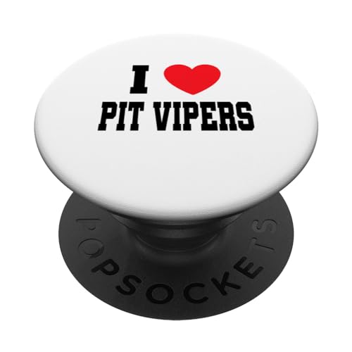 I Love Pit Vipers PopSockets Swappable PopGrip, Black