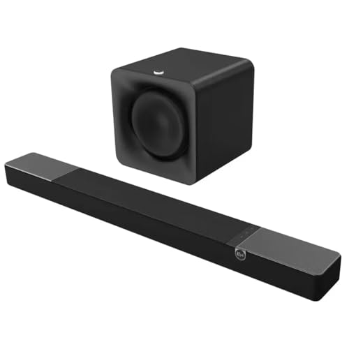 Image of Klipsch Flexus CORE 210 Dolby Atmos 44" SoundBar + 10" Subwoofer, 3.1.2-Channel Dolby Atmos Sound Bar + Flexus Sub 100 10″ Wireless Sub-woofer – 185 W RMS, HDMI eARC, Bluetooth, Horn-Loaded Tweeter