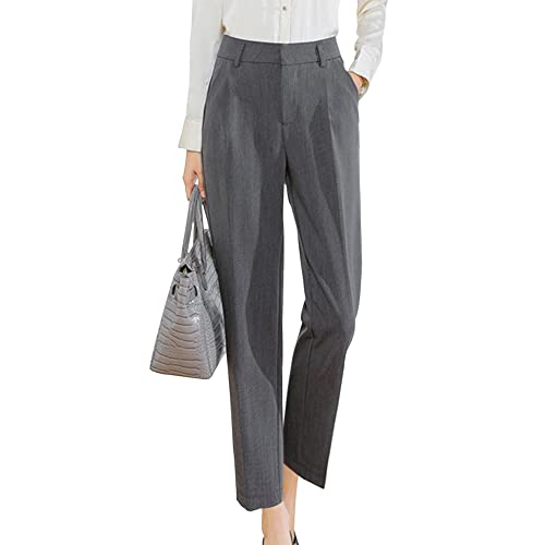 [Ｓｕｅｅｙａ] スイーヤ ロング パンツ レディース スーツパンツ 九分丈 テーパード パンツ 美脚 着痩せ ポケット付き 知的 おしゃれ セットアップ対応 ボトムス ズボン 通勤 フォーマル 春 夏のサムネイル