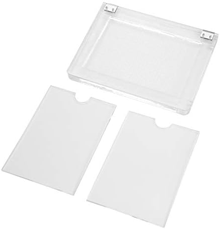Acrylic Stamp Block, Notebook Type Transparent Acrylic Stamp Printing Positioner for Card Making Scrapbooking Journaling and Other Paper Crafts