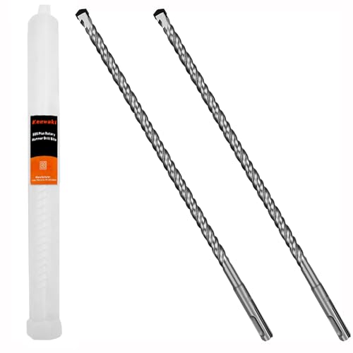 Foret SDS Plus de haute précision pointe alliage durable pour pierre et béton lot de 2