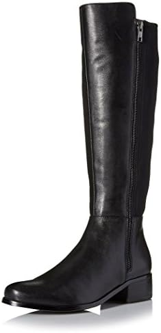AQUA DIVA Women's Water Resistant Boot, Black, 7.5 US
