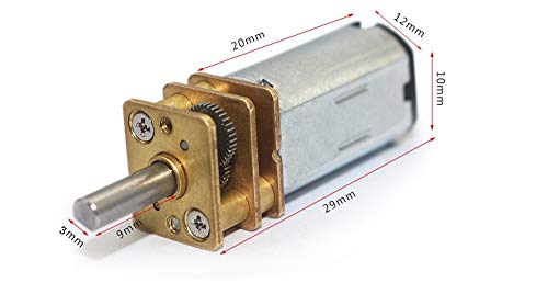 DC12V Getriebemotor GM12YN20-3DP – 11 RPM, 298:1, Produktbild-Vorschau 5