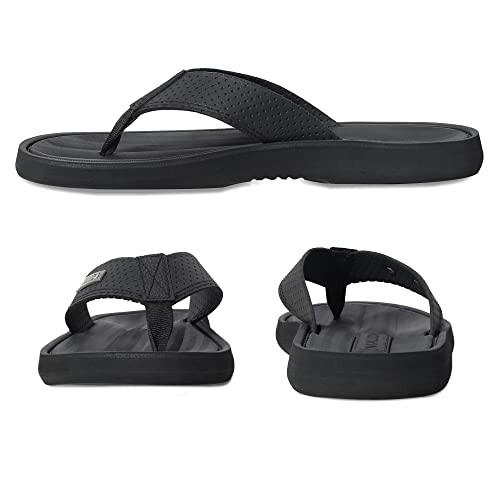 Image of MALIDA Mens Flip Flops Non-Slip Bathroom Shower Shoes Waterproof Cushion foam Indoor and Outdoor Thong Sandals