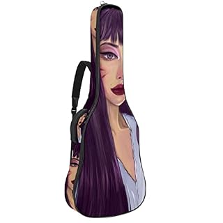 Étui de protection rembourré pour guitare acoustique classique Motif lettres graffiti, Multicolore 08, 42.9×16.9×4.7 in… - Les Beatles, Paul McCartney, John Lennon, RIngo Starr, George Harrison