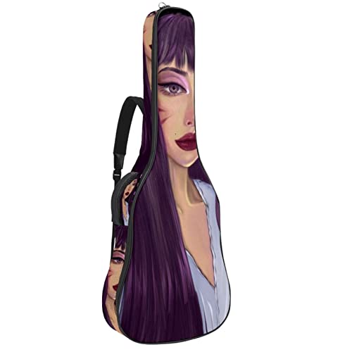 Étui de protection rembourré pour guitare acoustique classique Motif lettres graffiti, Multicolore 08, 42.9×16.9×4.7 in… - Les Beatles, Paul McCartney, John Lennon, RIngo Starr, George Harrison Étui de protection rembourré pour guitare acoustique classique Motif lettres graffiti, Multicolore 08, 42.9x16.9x4.7 in…