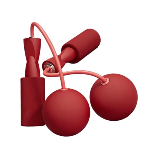 Cuerda para saltar para adultos - Cuerda para saltar con peso inalámbrico | Cuerdas para saltar de entrenamiento, cuerda para saltar sin cuerda con bola inalámbrica para entrenamiento en interiores y