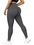 【HIGH WAIST BAUCHWEG SEAMLESS LEGGINGS】 Nahtloses Design verhindert Cameltoe, hoher Taillenstil behält die natürliche Taille bei und sorgt dafür, dass die Leggings nicht herunterfallen;