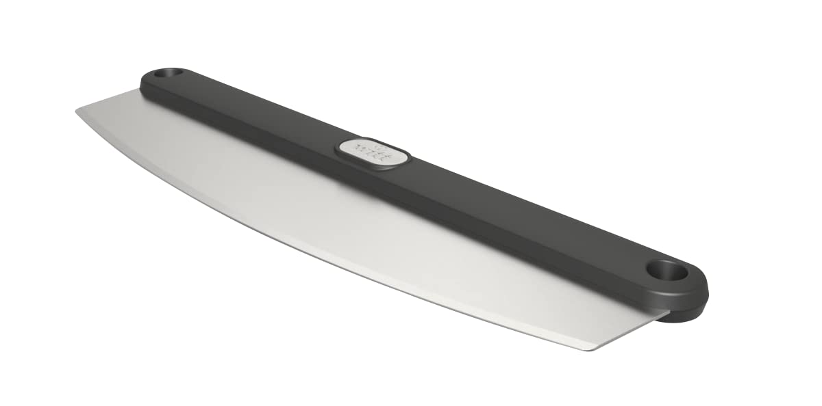 WITT Pizza Oven Cutter Rocker Blade – Fastest Way to Cut Freshly Baked Pizzas into Ready-to-Eat Slices – Stainless Steel and Polypropylene Construction – Easy to Use and Clean