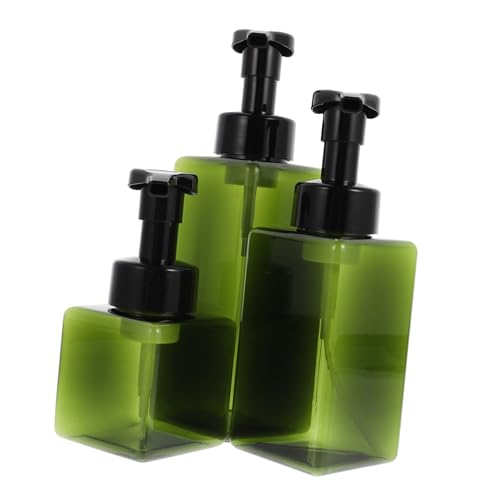 SOIMISS 3 Piezas Botellas de Espuma Portátiles Petg Dispensadores Recargables Multifunción para Viaje y Uso Doméstico
