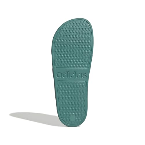 adidas Unisex-Adult Adilette Aqua, Pure Teal/Black/Pure Teal, 103