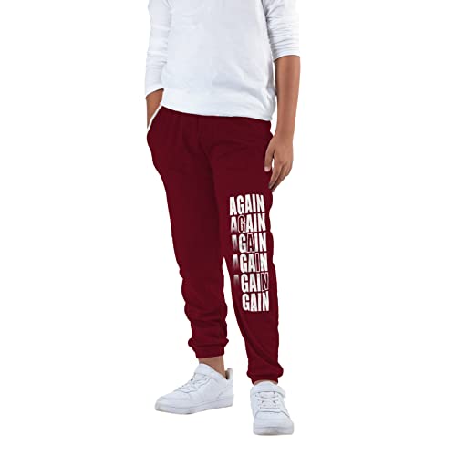 Image of KYDA KIDS Boy's Regular Fit Mid Rise 100% Cotton Track Pant - (Pack of 2)