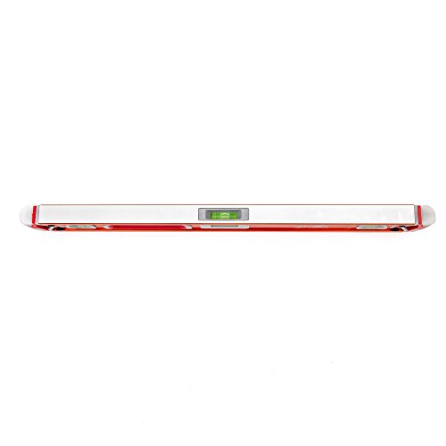 Swanson Tool Co SVB24M 24 inch Savage Magnetic Annodized Aluminum Box Beam Level with Gelshock End Caps and 3 Bubble Vials for 0°/90°/45° Measurements—Contractor Series thumbnail 4
