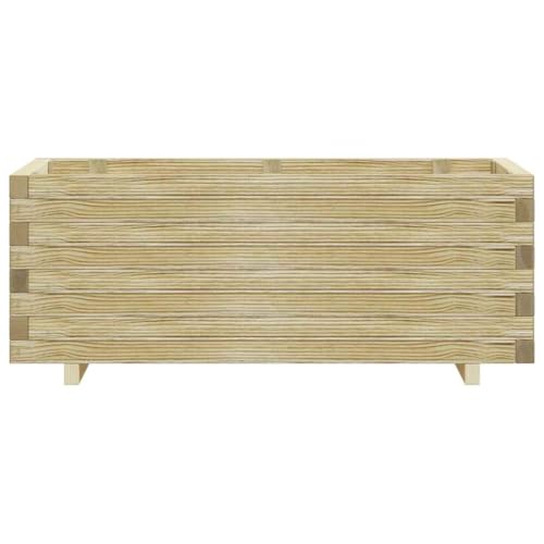 Jardinière en bois de pin vert robuste et résistante à la pourriture - 6