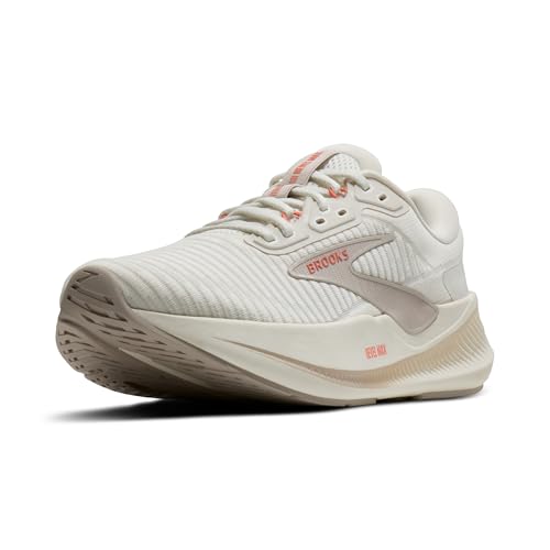 Brooks Women’s Revel Max Neutral Running & Walking Shoe - Coconut/Chateau/Peach - 8.5 Medium - image 1