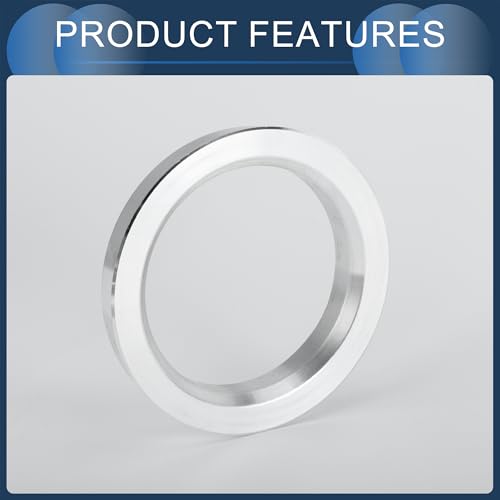 Image of Hub Centric Rings, 56.1mm ID to 73.1mm OD Vehicle Wheel Hubrings Aluminum Alloy, 4 Pcs