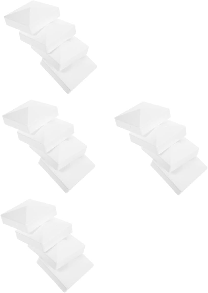 DOITOOL 16pcs Post Caps for Fence Deck Posts Easy Installation Stylish Design for Mailbox Lamp Weather-Resistant and Caps