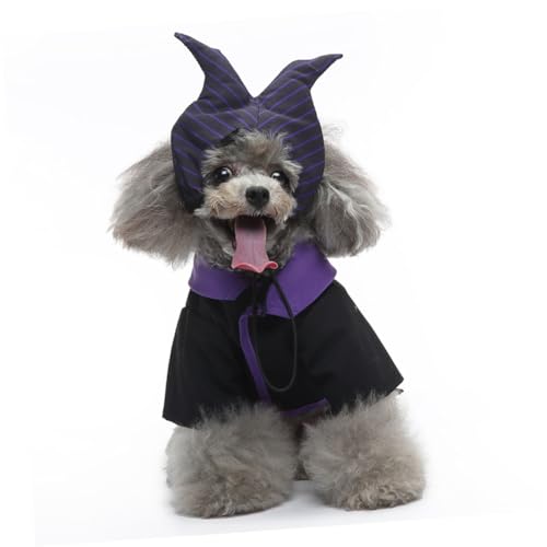 Disfraz de bruja para perro talla S miniatura 5