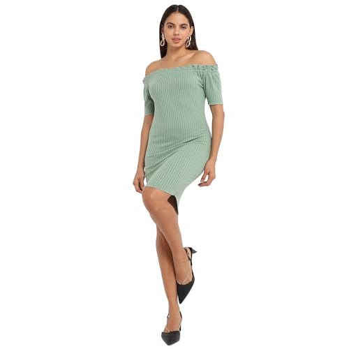 Image of PINACOLADA Campus Sutra Women Knee-Length Dress